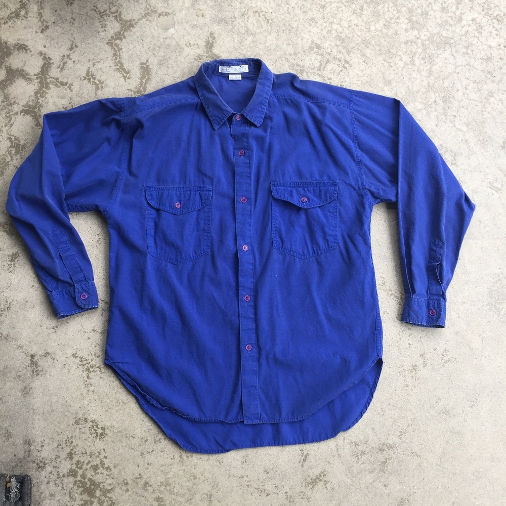 Vintage Permit Blue Shirt M